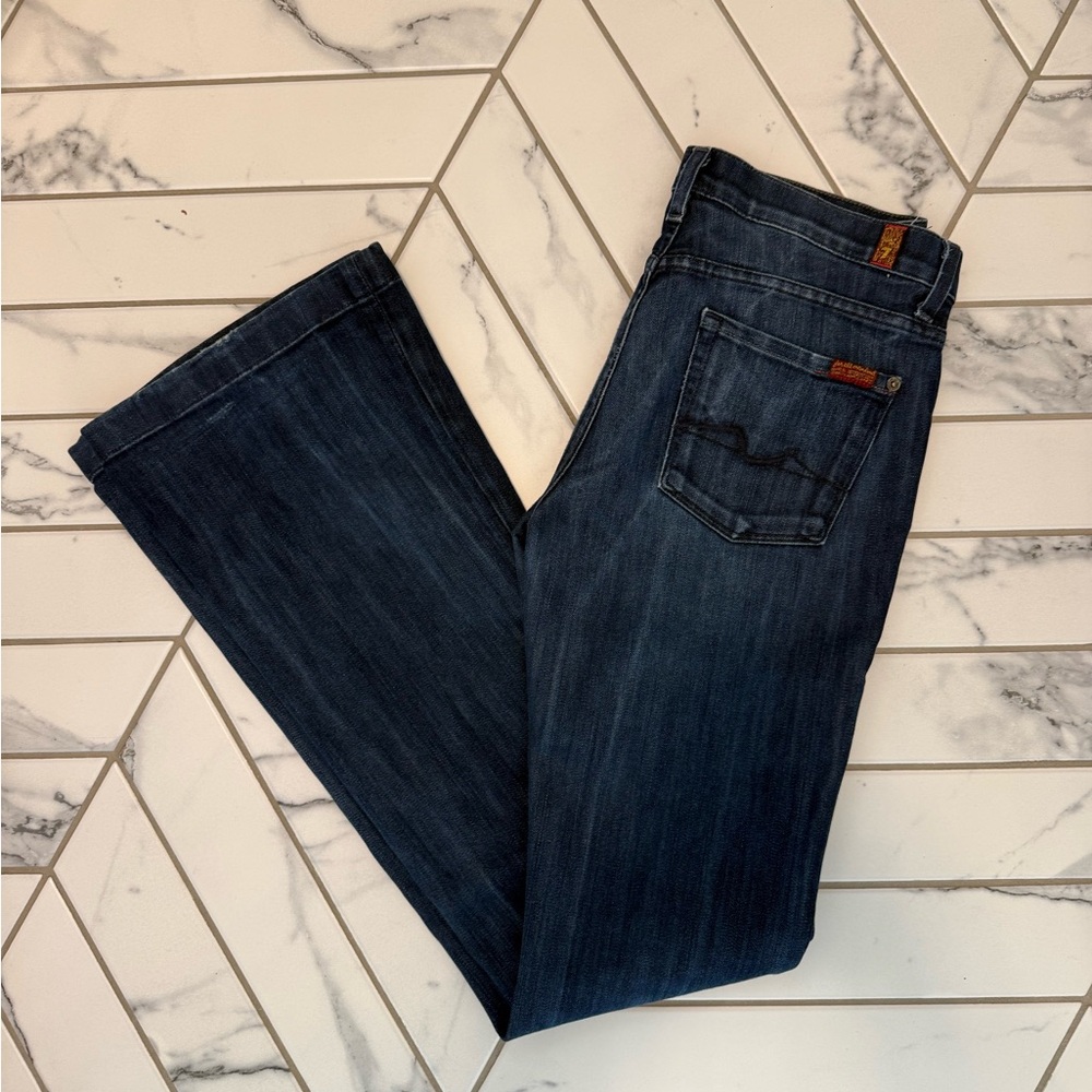 7 for mankind Dark Blue Denim Jeans size 30